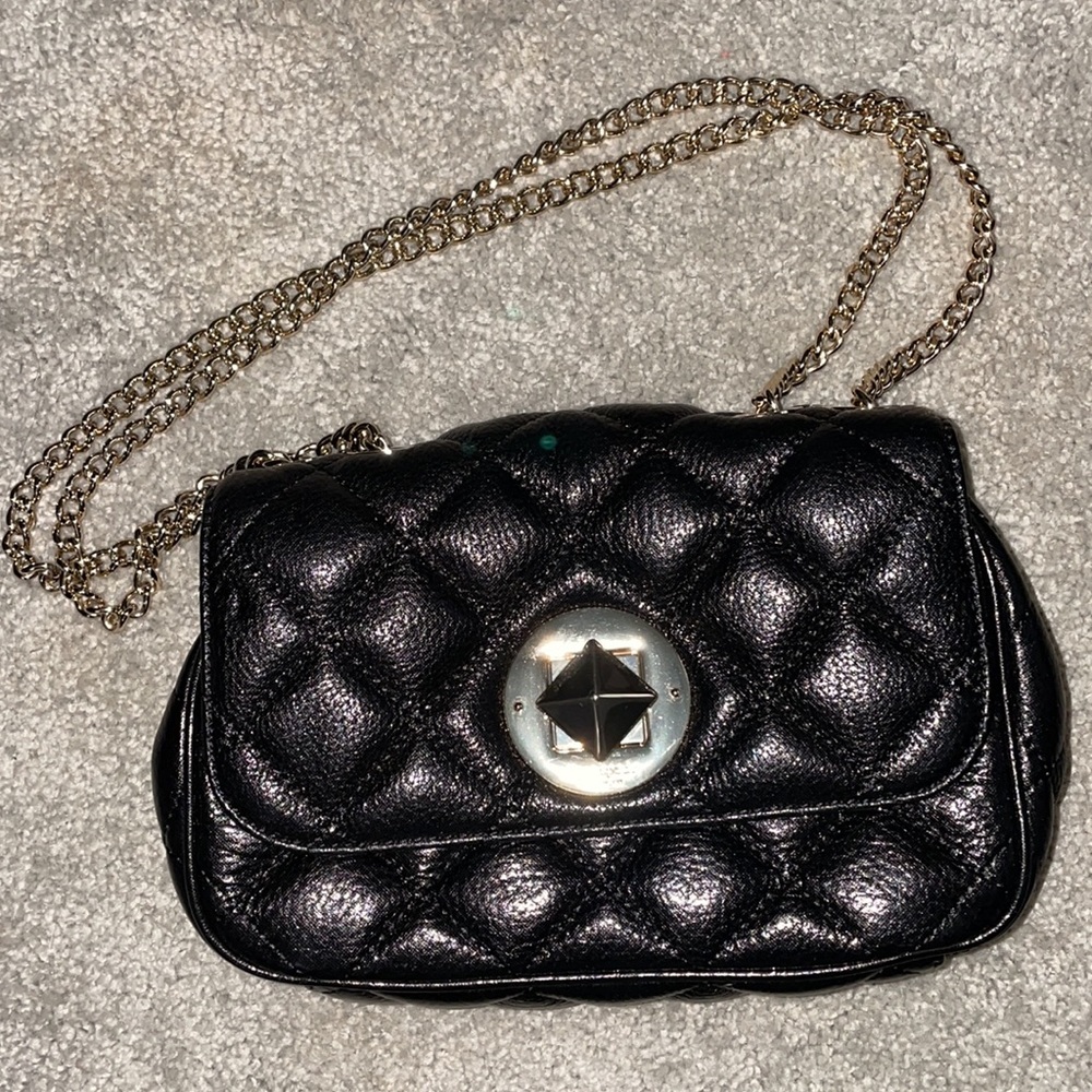 Kate Spade Gold Chain Quilted Crossbody